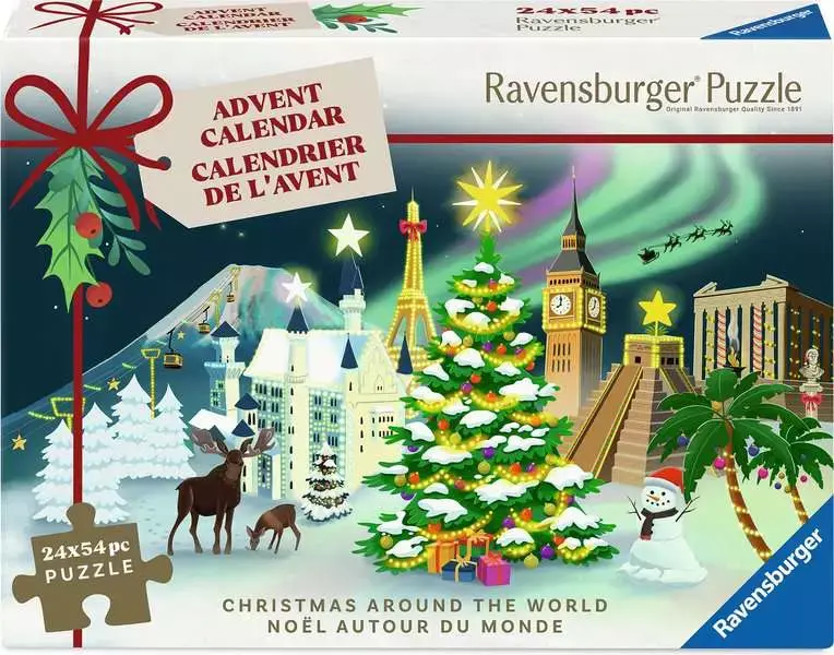 Ravensburger Calendrier de l'Avent - Noël Autour du Monde