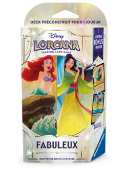Ravensburger Disney Lorcana - Fabuleux Deck de Départ - Ariel & Mulan (FR)