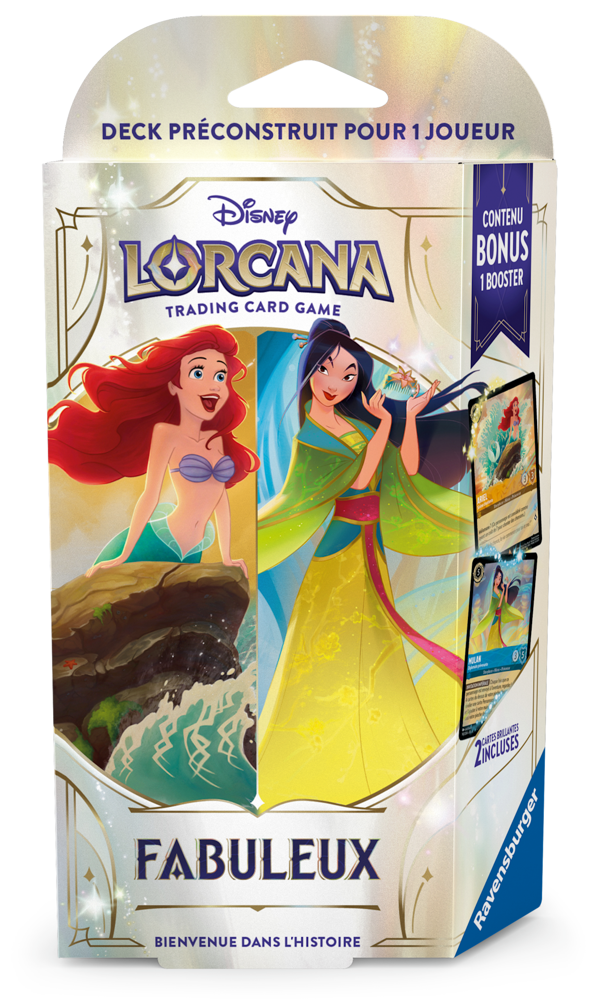Ravensburger Disney Lorcana - Fabuleux Deck de Départ - Ariel & Mulan (FR)