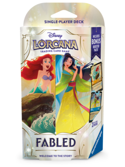 Ravensburger Disney Lorcana - Fabled Starter Deck Ariel & Mulan (ENG)
