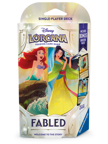 Ravensburger Disney Lorcana - Fabled Starter Deck Ariel & Mulan (ENG)