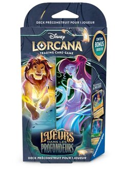 Ravensburger Disney Lorcana - Lueurs dans les Profondeurs Starter Deck Simba & Megara (FR)