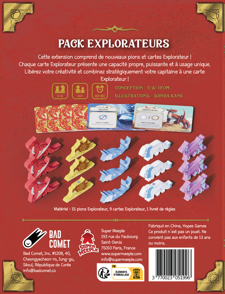 Super Meeple Wondrous Creatures - Pack Explorateurs (FR)