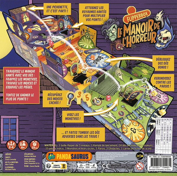 Iello Flipperbox - Le Manoir de l'Horreur (FR)
