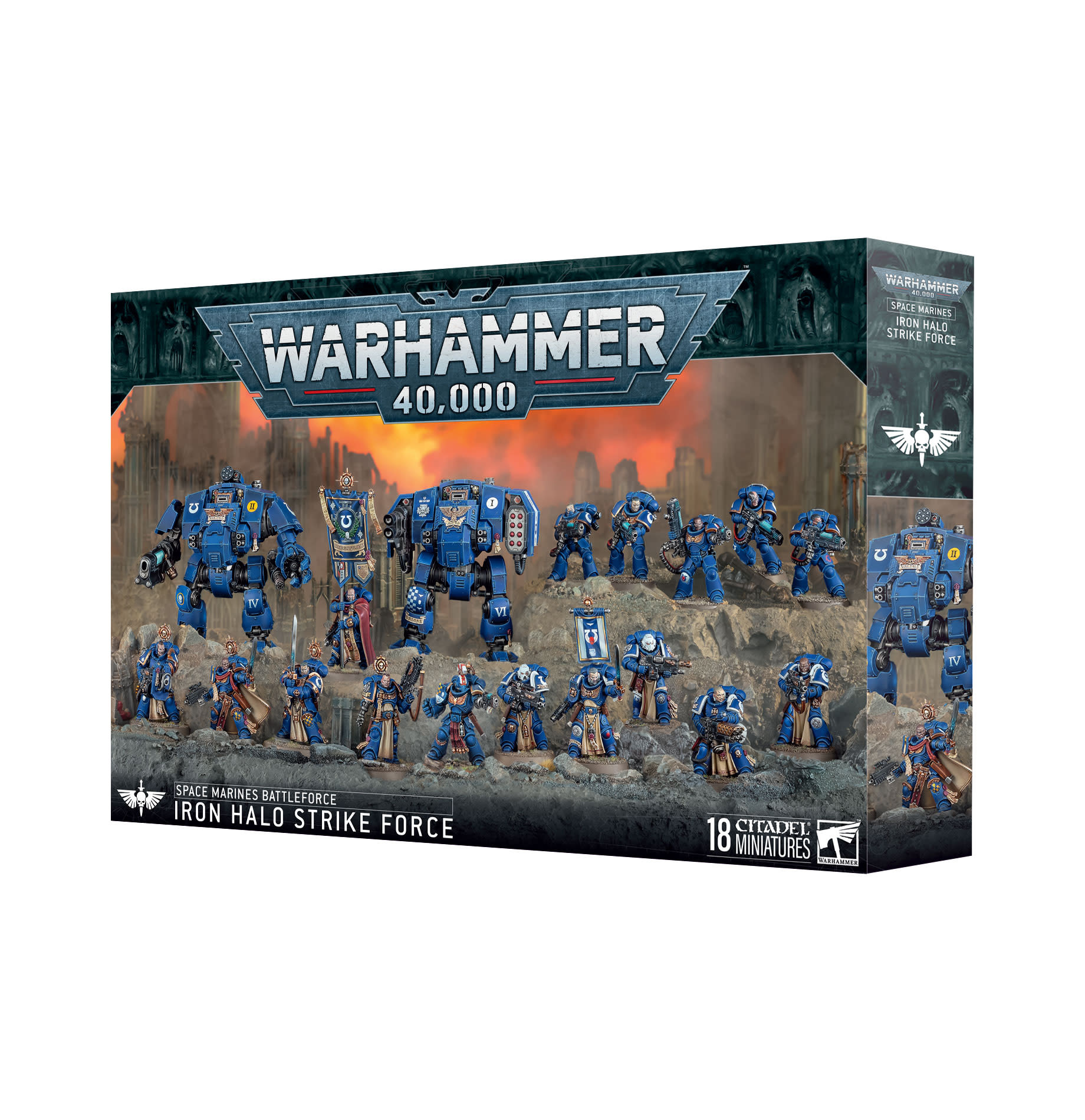 Warhammer 40K Space Marines - Iron Halo Strike Force