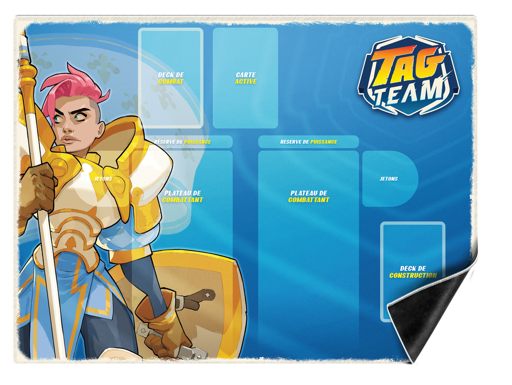 Wogamat Tag Team Tapis de jeu Mordred et Jeanne (FR)