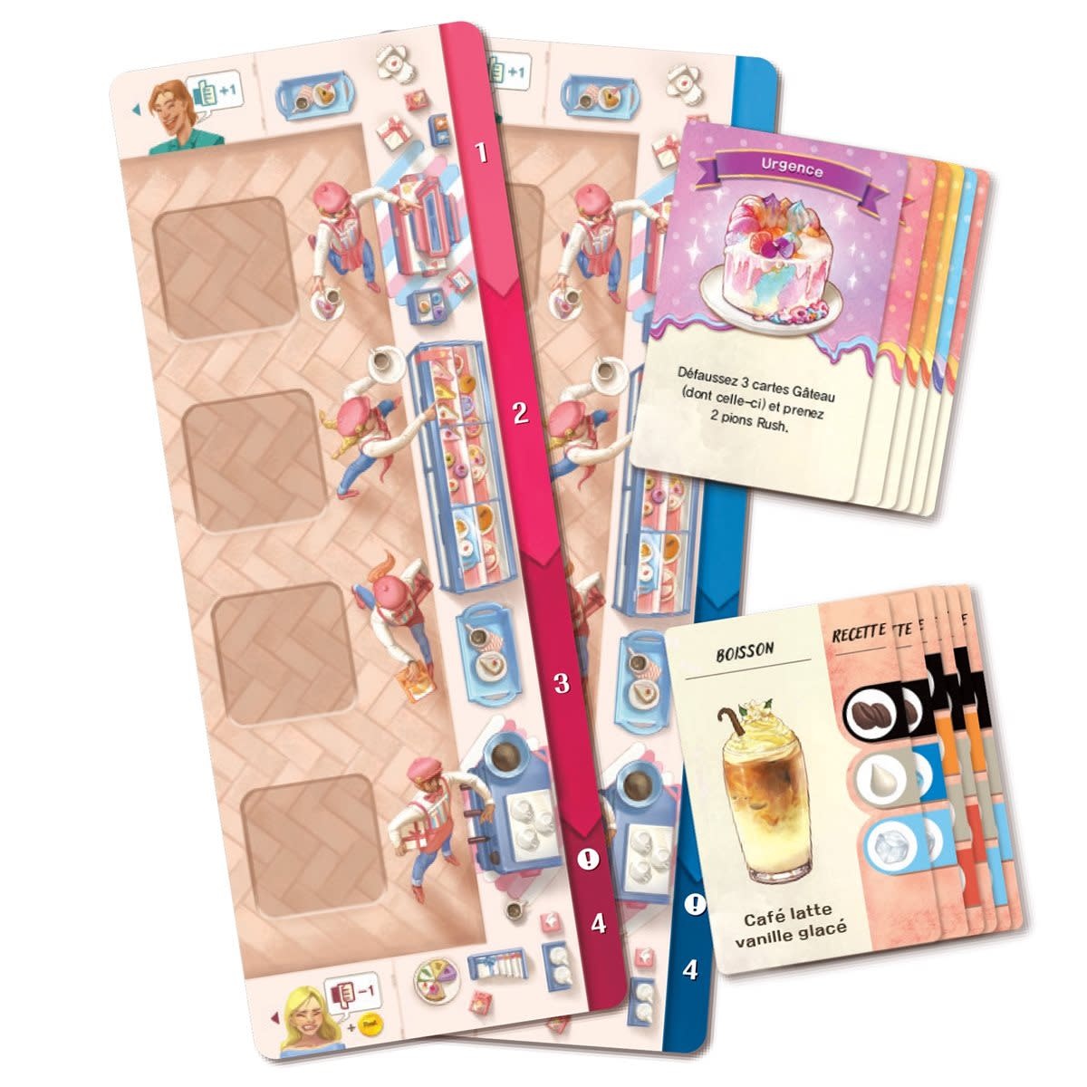 Korea Boardgames Coffee Rush - C'est du Gâteau (FR)