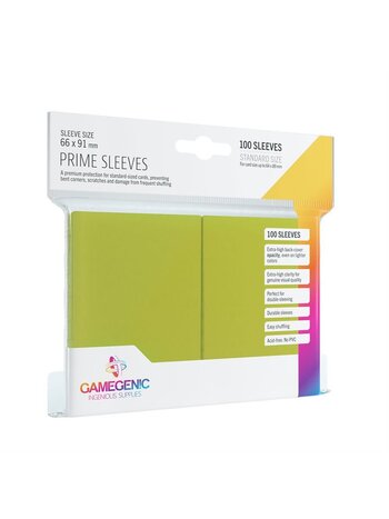 Gamegenic Gamegenic Prime Sleeves - Lime