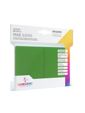 Gamegenic Gamegenic Prime Sleeves - Green