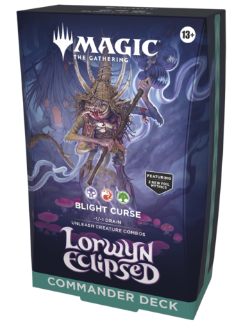 Wizard Of The Coast MTG Lorwyn Eclipsed - Commander Deck Blight Curse
