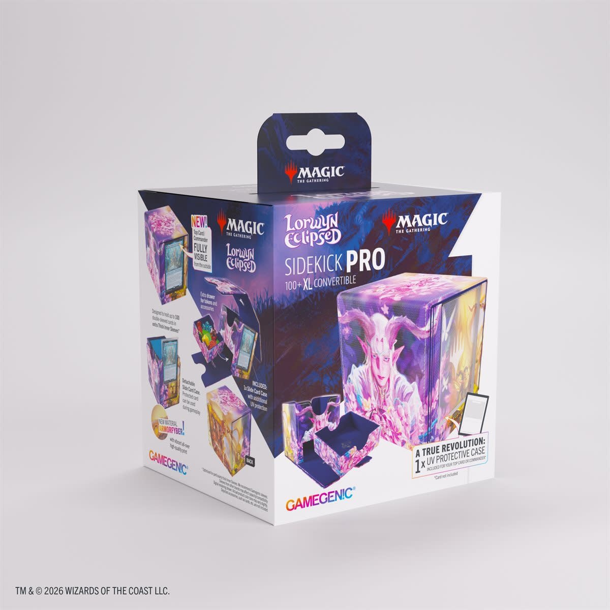 Gamegenic Deck Box Lorwyn Eclipsed Sidekick Pro XL - Morcants/Dawnhand