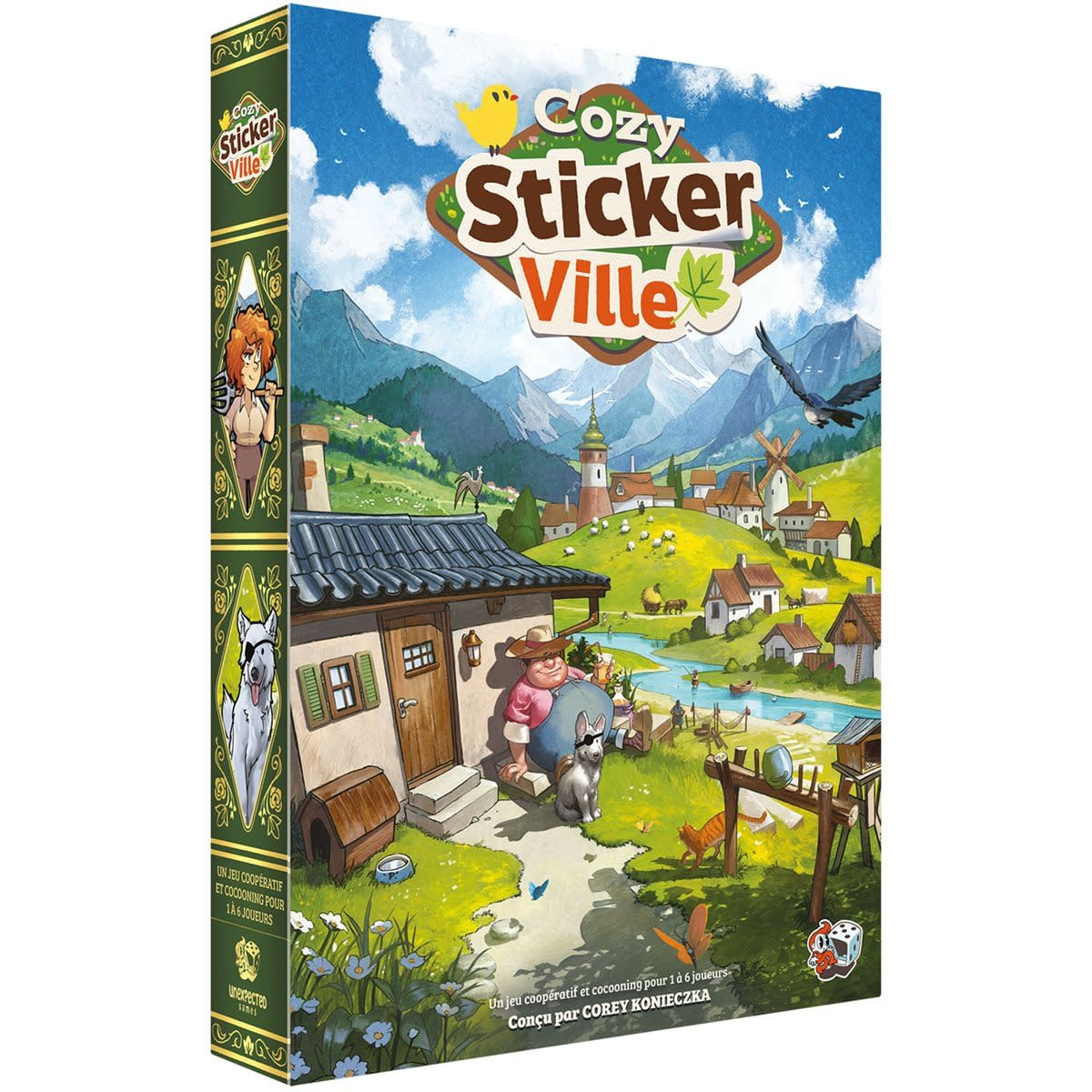 Unexpected Games Cozy Stickerville (FR)