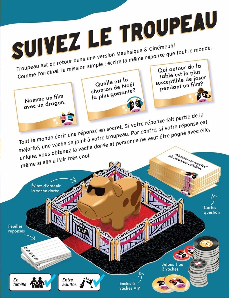 Big Potato Games Troupeau - Meuhsique et Cinémeuh (FR)