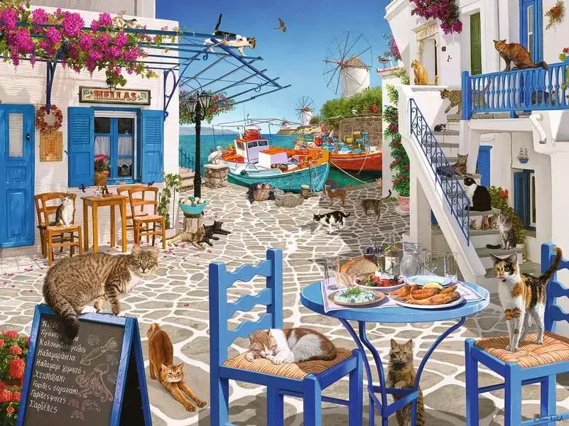 Ravensburger Cats of Mykonos (1500 pc)