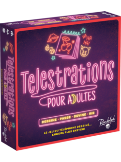 USAopoly Telestrations Pour Adultes Édition Québécoise (FR)