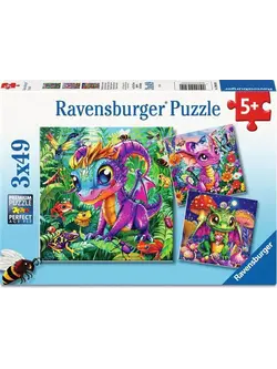 Ravensburger Baby Garden Dragons (3x49 PC)