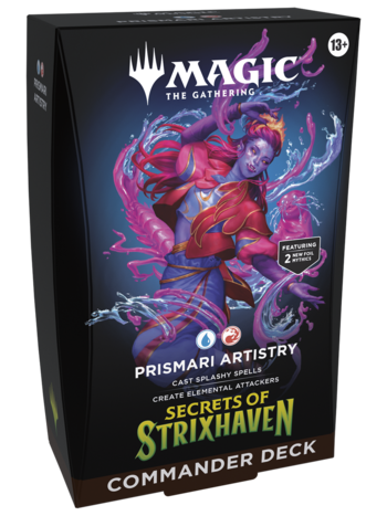 Wizard Of The Coast MTG Secrets of Strixhaven Commander Deck - Prismari Artistry (ENG)