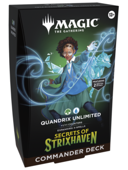 Wizard Of The Coast MTG Secrets of Strixhaven Commander Deck - Quandrix Unlimited (ENG)