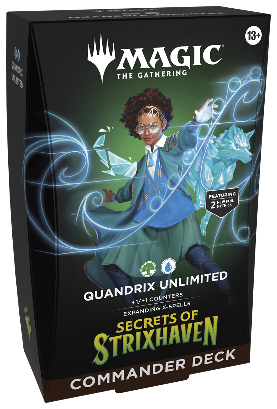 Wizard Of The Coast MTG Secrets of Strixhaven Commander Deck - Quandrix Unlimited (ENG)