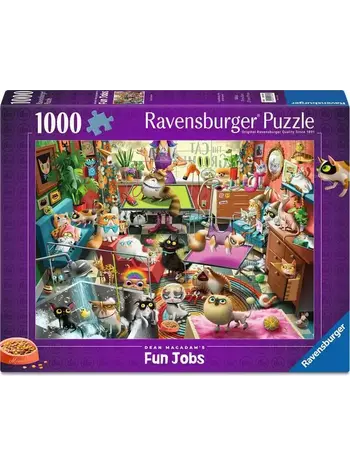 Ravensburger The Cat Groomer (1000 pc)