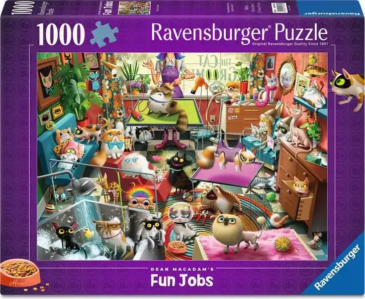Ravensburger The Cat Groomer (1000 pc)