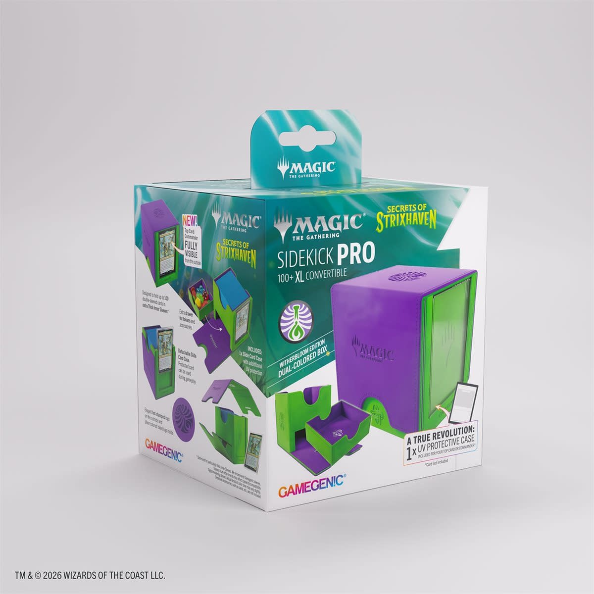 Gamegenic Gamegenic Deck Box Sidekick Pro XL Secrets of Strixhaven -  Witherbloom