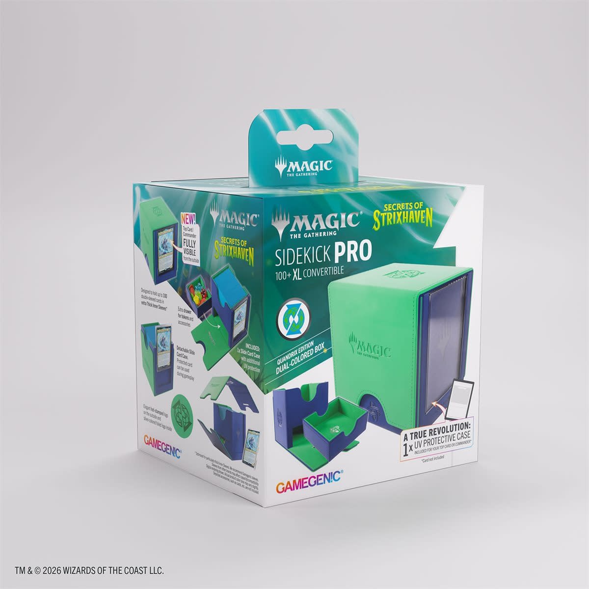 Gamegenic Gamegenic Deck Box Sidekick Pro XL Secrets of Strixhaven -  Quandrix