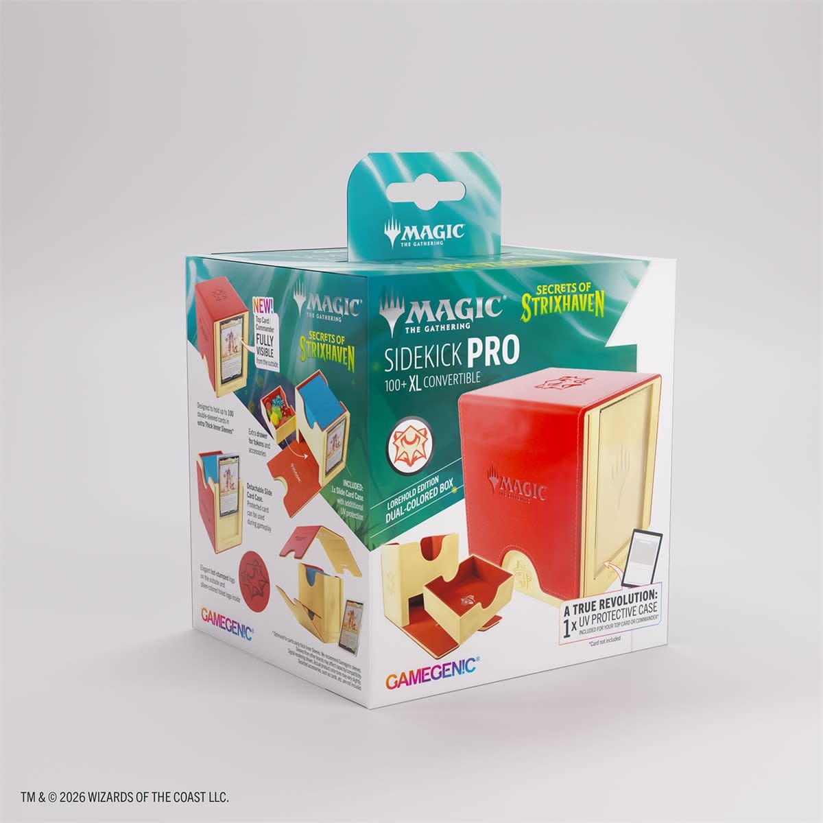 Gamegenic Gamegenic Deck Box Sidekick Pro XL Secrets of Strixhaven -  Lorehold