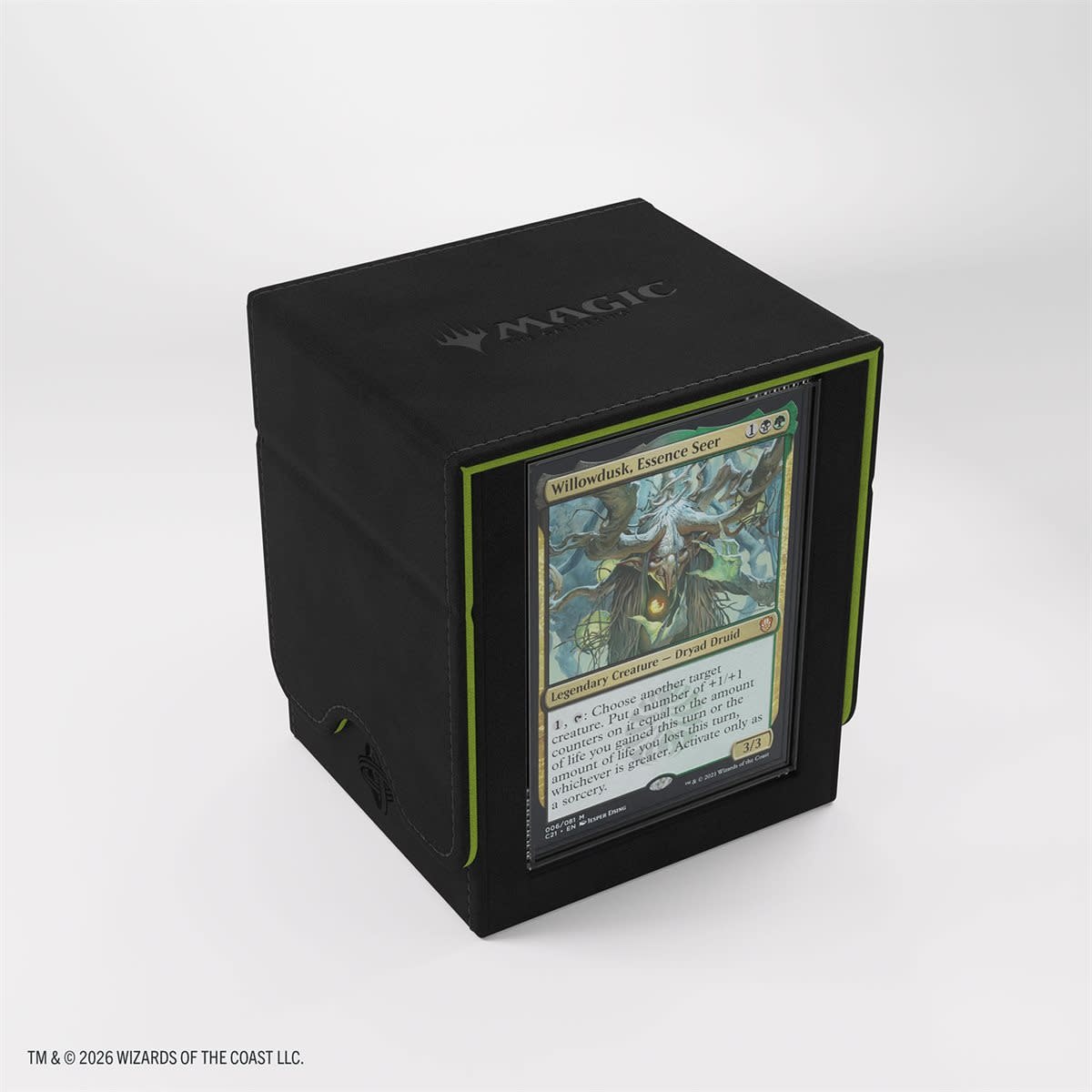 Gamegenic Gamegenic Deck Box - Secrets of Strixhaven Squire Plus XL Noir/Vert