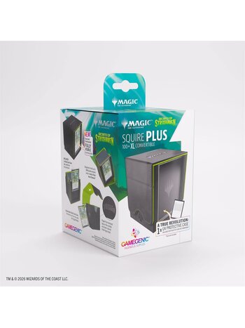 Gamegenic Gamegenic Deck Box - Secrets of Strixhaven Squire Plus XL Noir/Vert