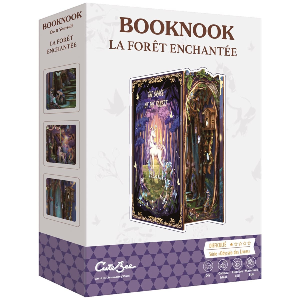 Cute Bee Book Nook - La Forêt Enchantée