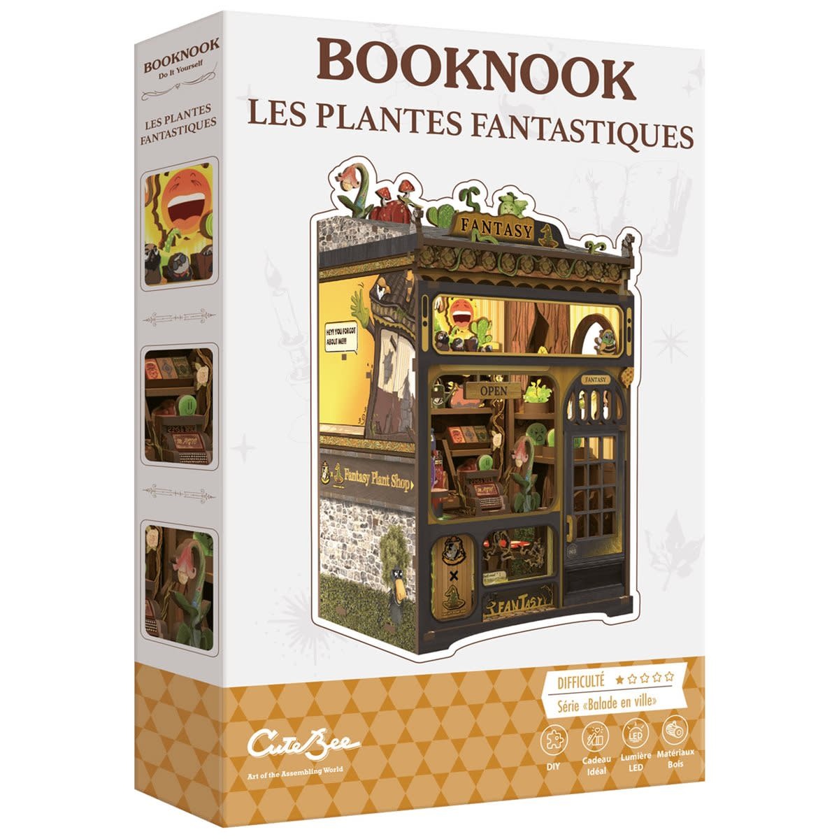 Cute Bee Book Nook - Les Plantes Fantastiques