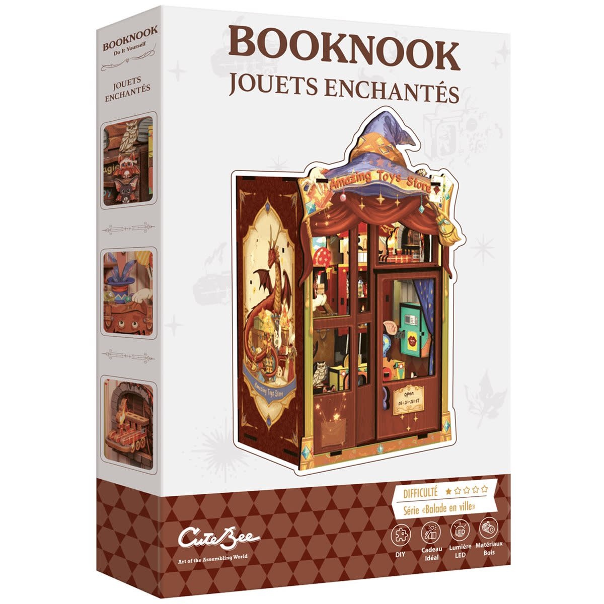 Cute Bee Book Nook - Jouets Enchantés