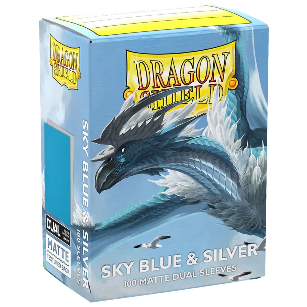 Dragon Shield Dragon Shield - Sleeves Dual Matte Sky Blue & Silver