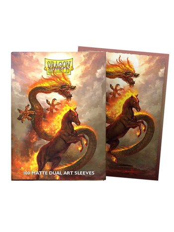 Dragon Shield Dragon Shield Sleeves Dual Art Fire Horse