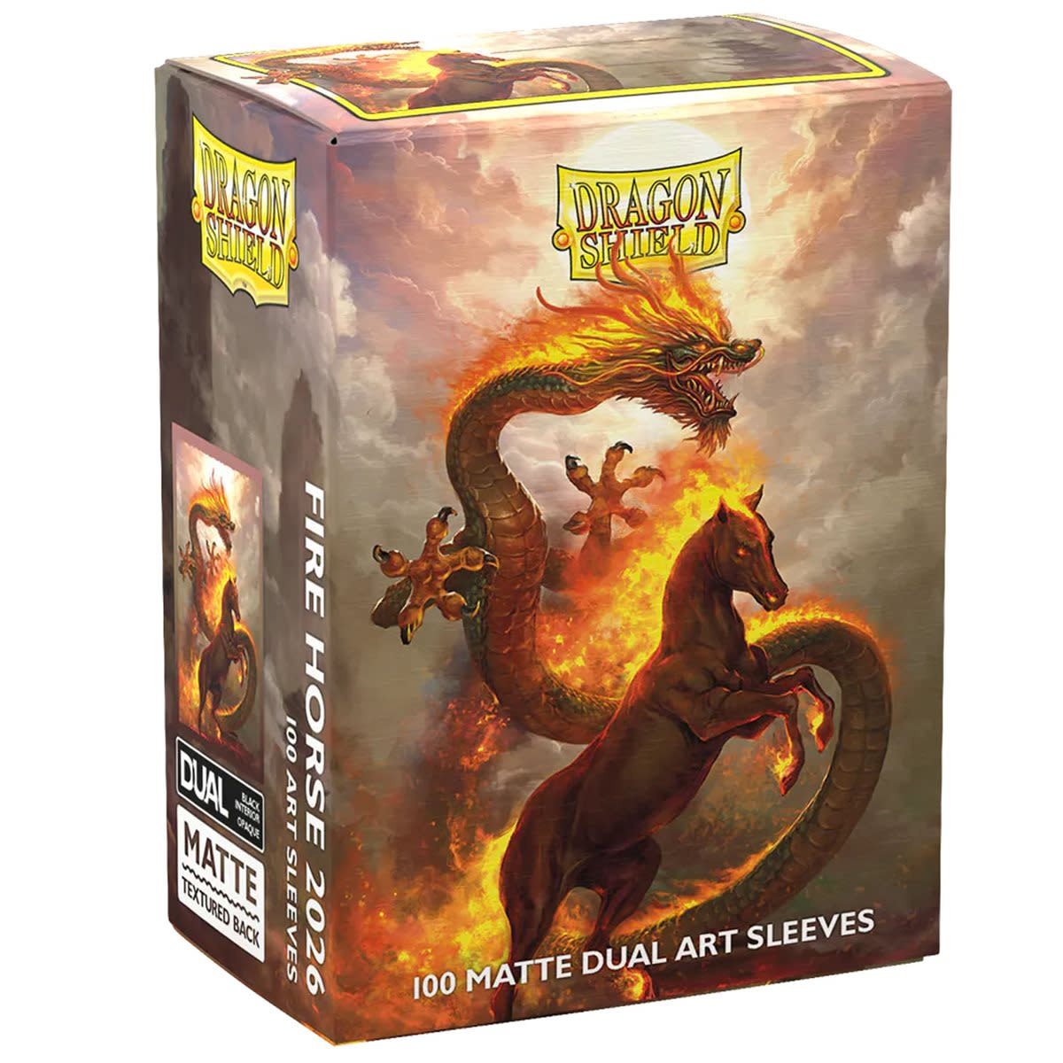 Dragon Shield Dragon Shield Sleeves Dual Art Fire Horse