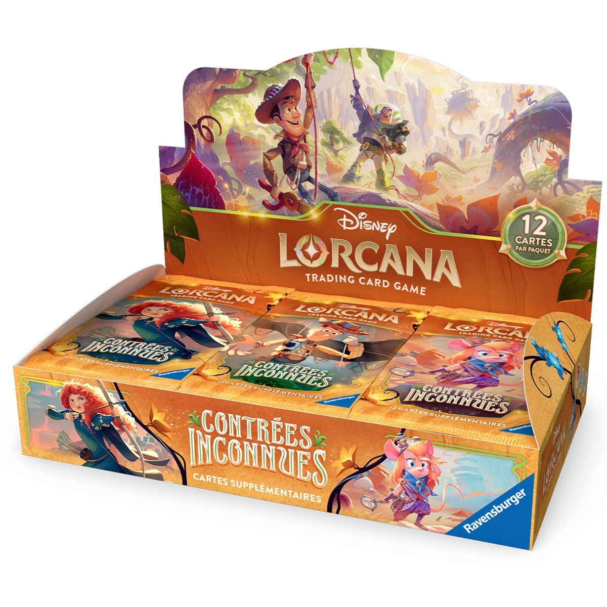 Ravensburger Disney Lorcana - Contrées Inconnues Booster Display (FR)