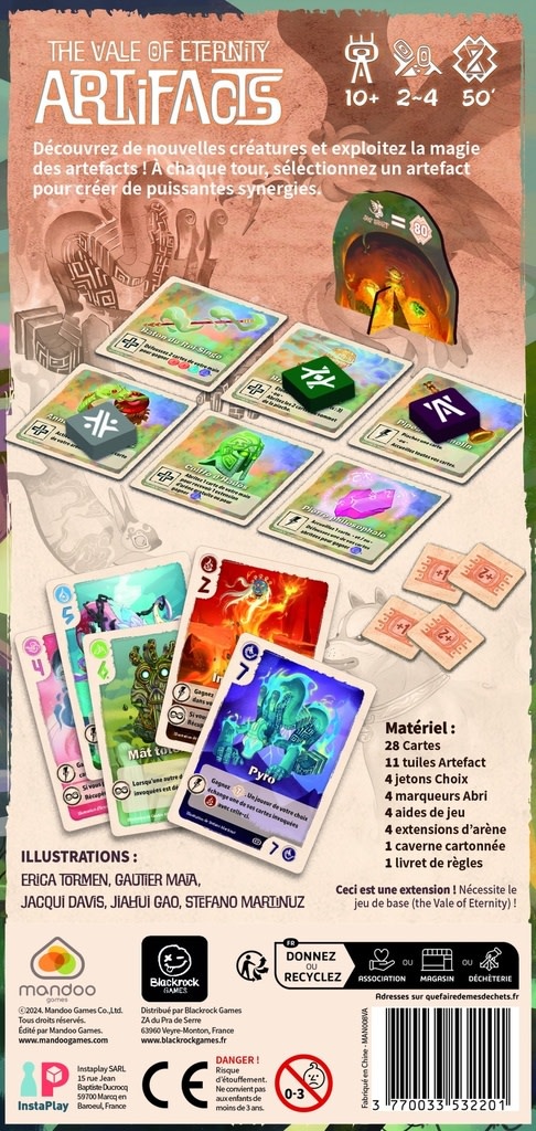 mandoo Games The Vale of Eternity - Extension Artifacts (FR)