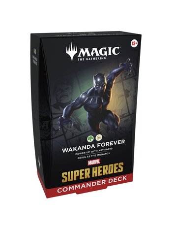 Wizard Of The Coast MTG Marvel Super Heroes Commander Deck - Wakanda Forever (ENG)