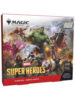 Wizard Of The Coast MTG Marvel Super Heroes Scene Box Heroes United (ENG)