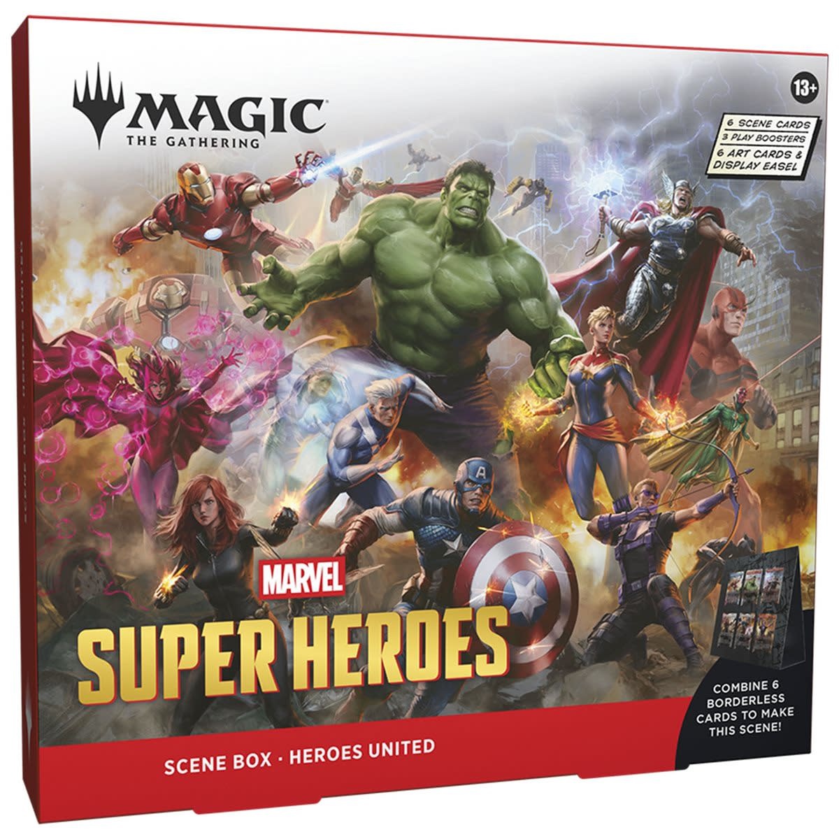 Wizard Of The Coast MTG Marvel Super Heroes Scene Box Heroes United (ENG)