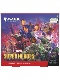 Wizard Of The Coast MTG Marvel Super Heroes Scene Box Villains Unleashed (ENG)