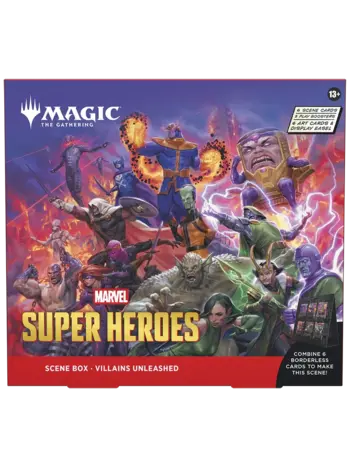 Wizard Of The Coast MTG Marvel Super Heroes Scene Box Villains Unleashed (ENG)