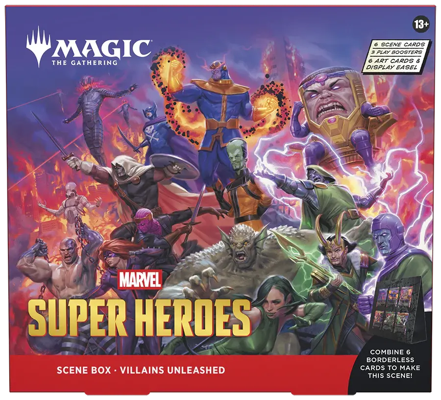 Wizard Of The Coast MTG Marvel Super Heroes Scene Box Villains Unleashed (ENG)