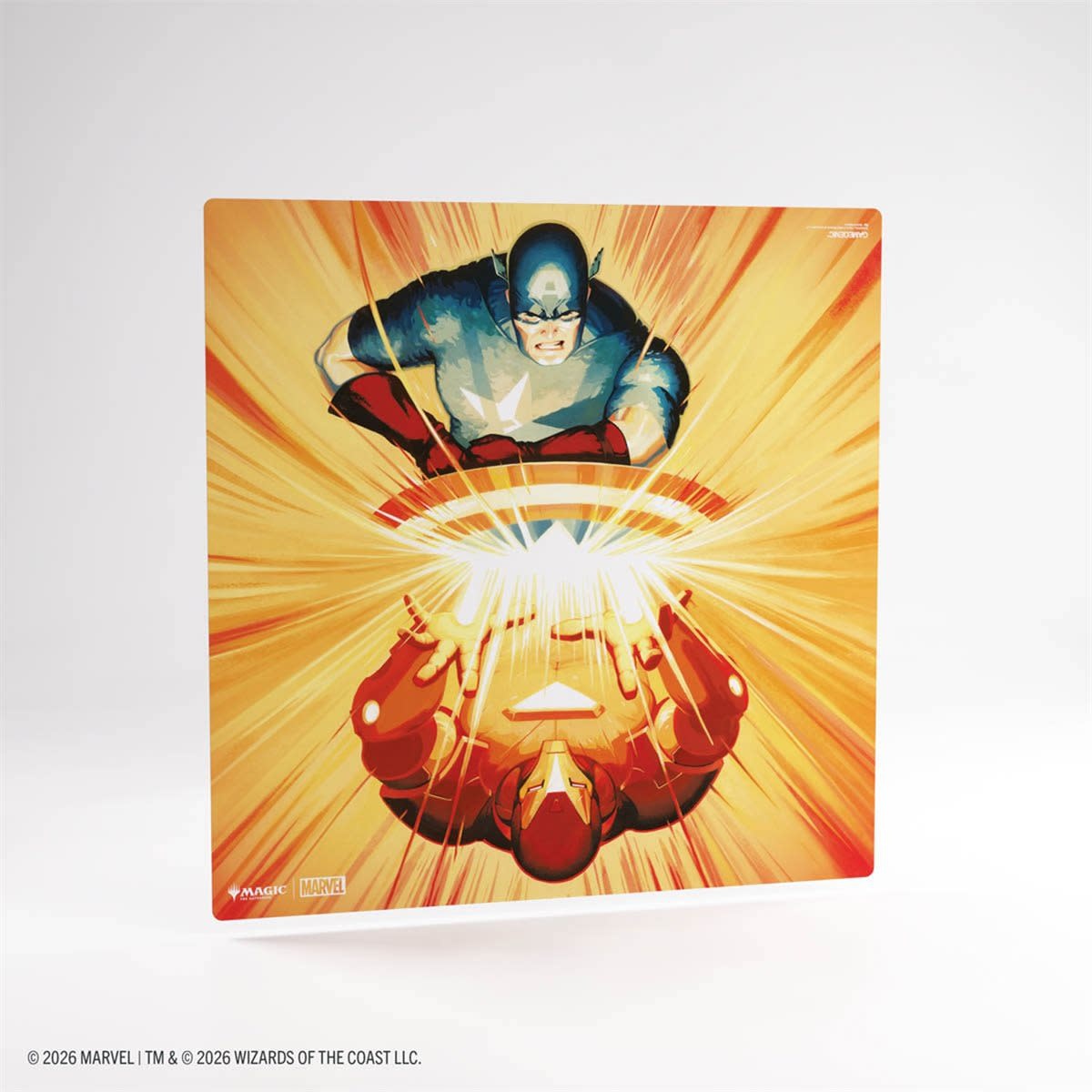 Gamegenic Prime 2 Player Playmat - Marvel Super Heroes - Iron Man / Captain America
