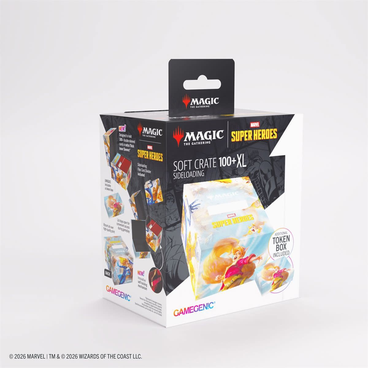 Gamegenic Deck Box Marvel Super Heroes Soft XL (100+) Fantastic 4/Go Nuts