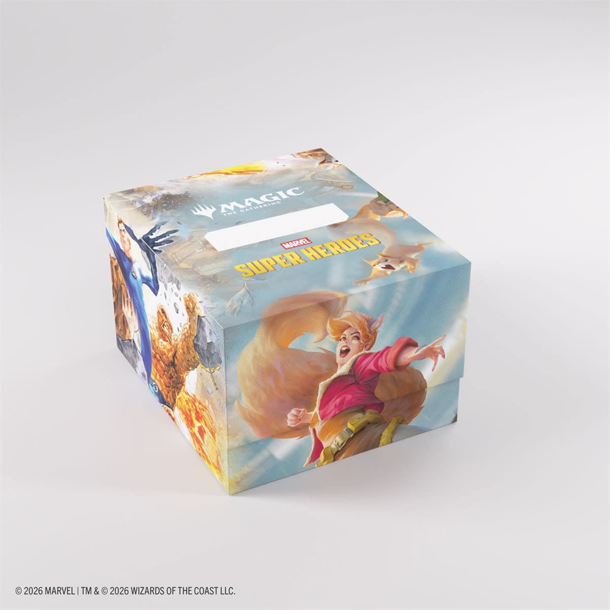 Gamegenic Deck Box Marvel Super Heroes Soft XL (100+) Fantastic 4/Go Nuts