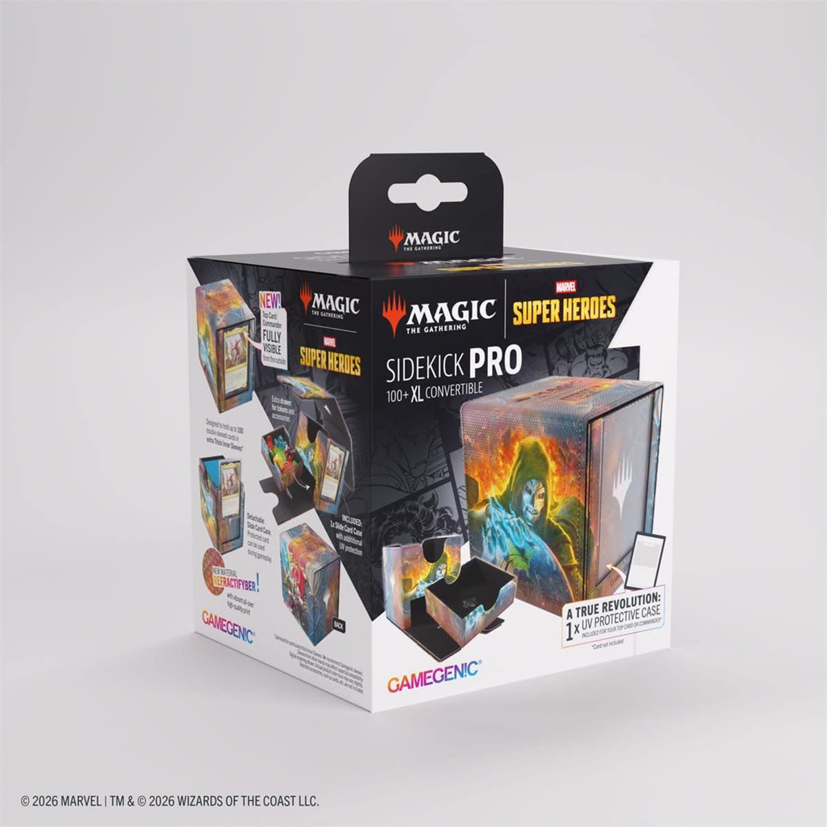 Gamegenic Deck Box Marvel Super Heroes - Squire XL (100+) Doom Reigns