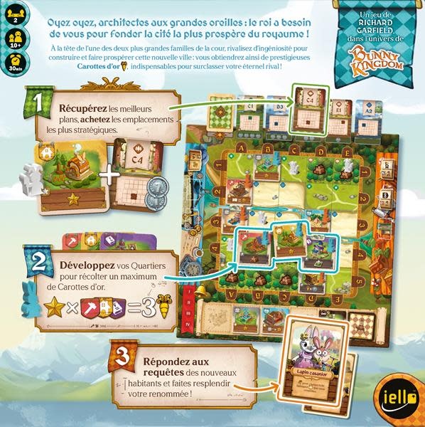 Iello Bunny Kingdom Town - Bundle de Luxe (FR)