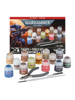 Warhammer 40K 40K Paints + Tools Set